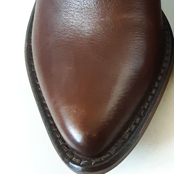 Lucky Brand Caelyn Women's Brown Leather Buckle Ankle Boots size 5M - Picture 3 of 12